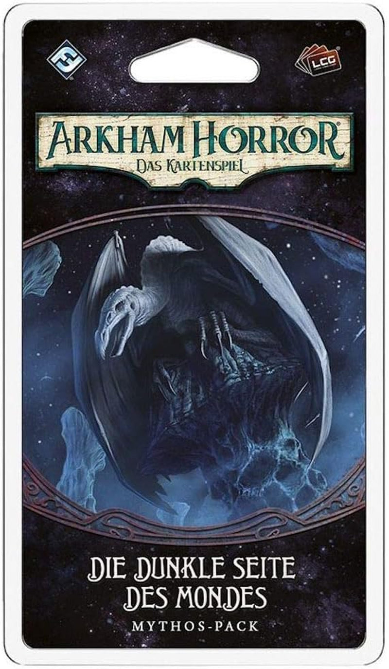 Gry o lotach fantasy, Horror w Arkham: LCG, Gra podstawowa, Gra ekspercka, Gra karciana, 1–4 graczy, Wiek 14+, 45+ minut, Niemiecki, Wielokolorowy, Kolorowy