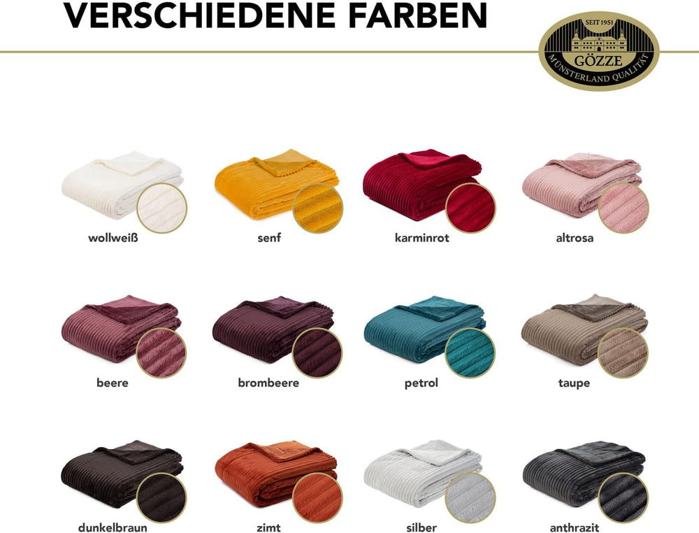 Dywan do salonu Gözze o aksamitnym wyglądzie, 150 x 200 cm, biała wełna, 40067-00-150200 Łóżka i koce Besuche den GÃ¶zze-Store