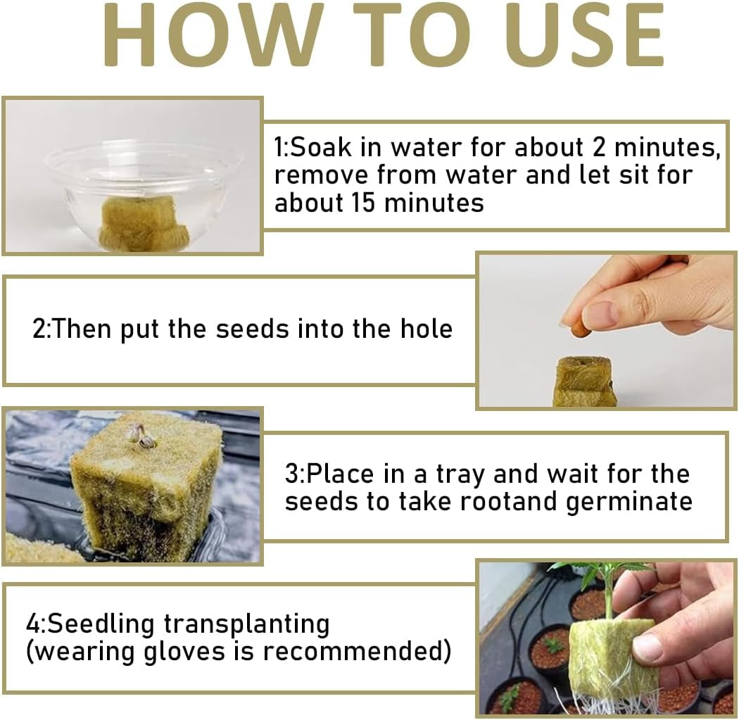 Kostki do sadzonek wełny mineralnej 28 - Kostki do sadzonek wełny mineralnej 4x4x4cm - Kostki do sadzonek, kostki wełny mineralnej, systemy sadzonek hydroponicznych/rośliny klonowane/projekty szkolne, uprawa sadzonek bez gleby