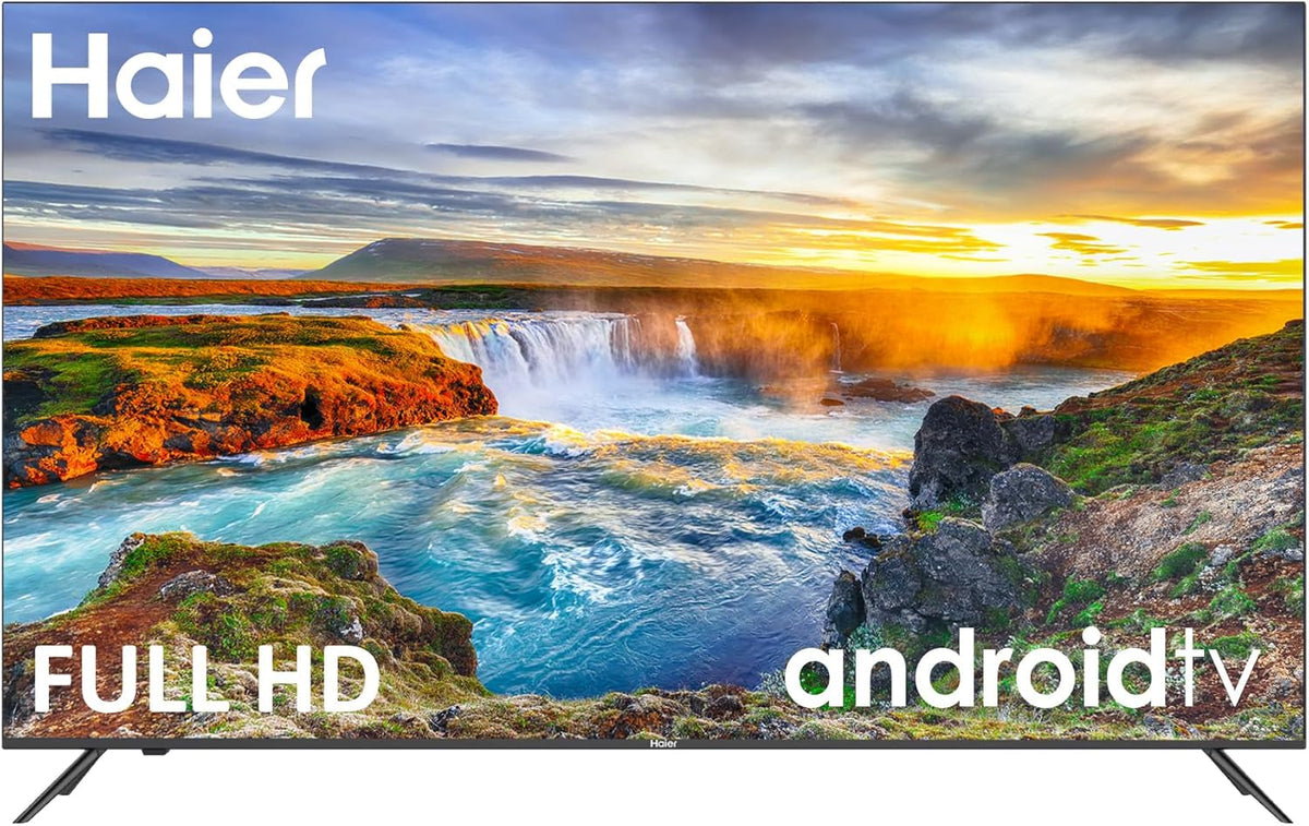 Haier Direct LED Full HD H32K702FG - Smart TV de 32", HDR, Dolby Audio, Android 11, Smart TV, Google Assistant, Bluetooth 5.1, DBX TV, HDMI 2.1 x 3, 2024