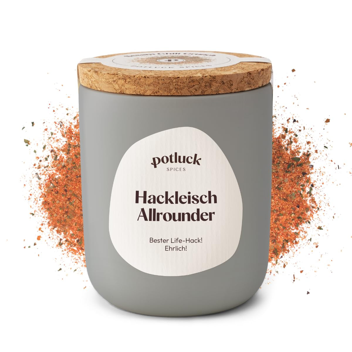 Potluk | Przyprawowy Burger | Würzmischung im Keramiktopf | 100g | Wegańskie, bezglutenowe i z naturalnymi składnikami