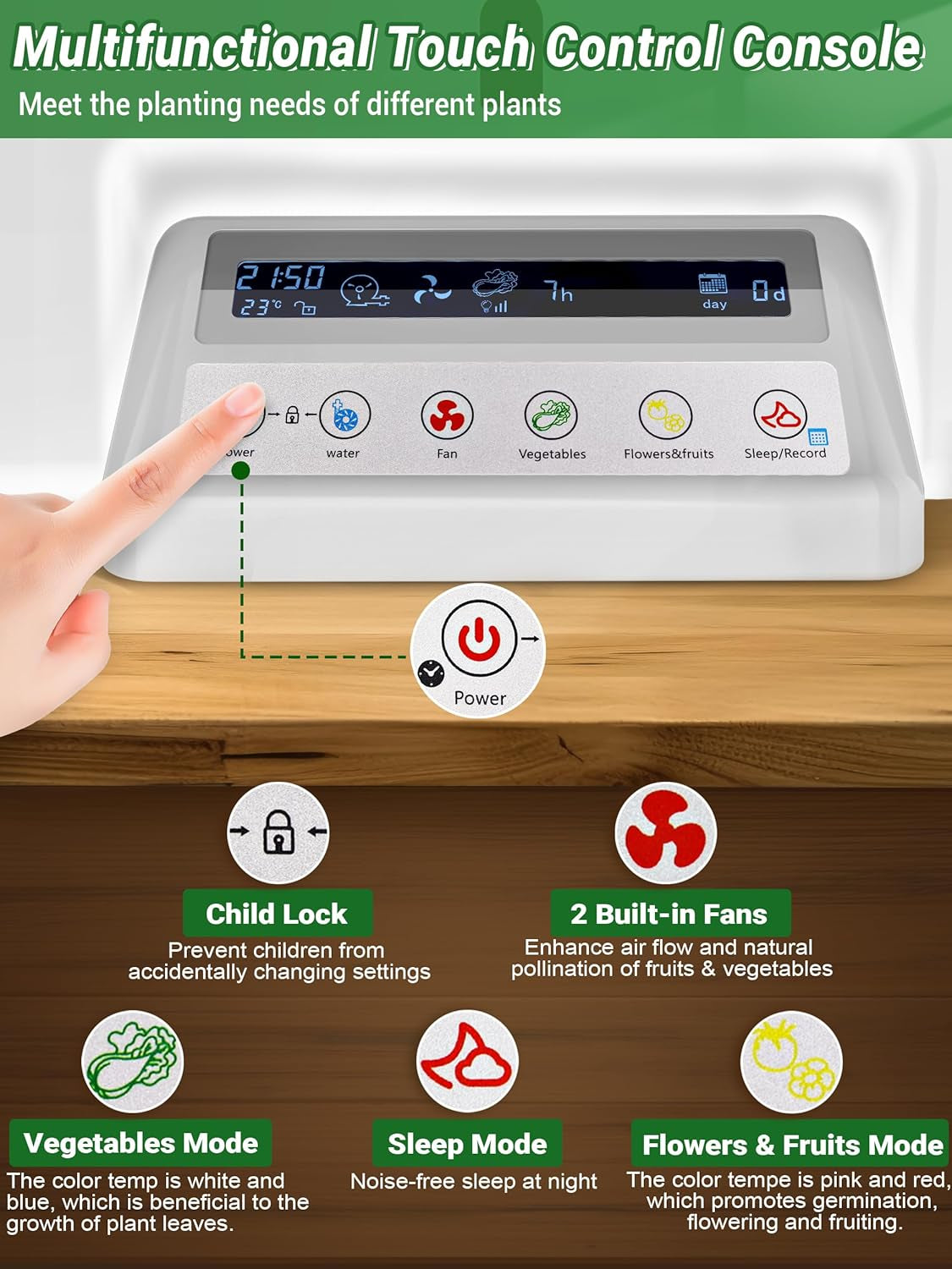 Zestaw do hydroponiki 17 kapsułek do ogrodu ziołowego ze 102 lampami do uprawy o mocy 28 W i 2 wentylatorami do ogrodu wewnętrznego ze zbiornikiem pompy wodnej