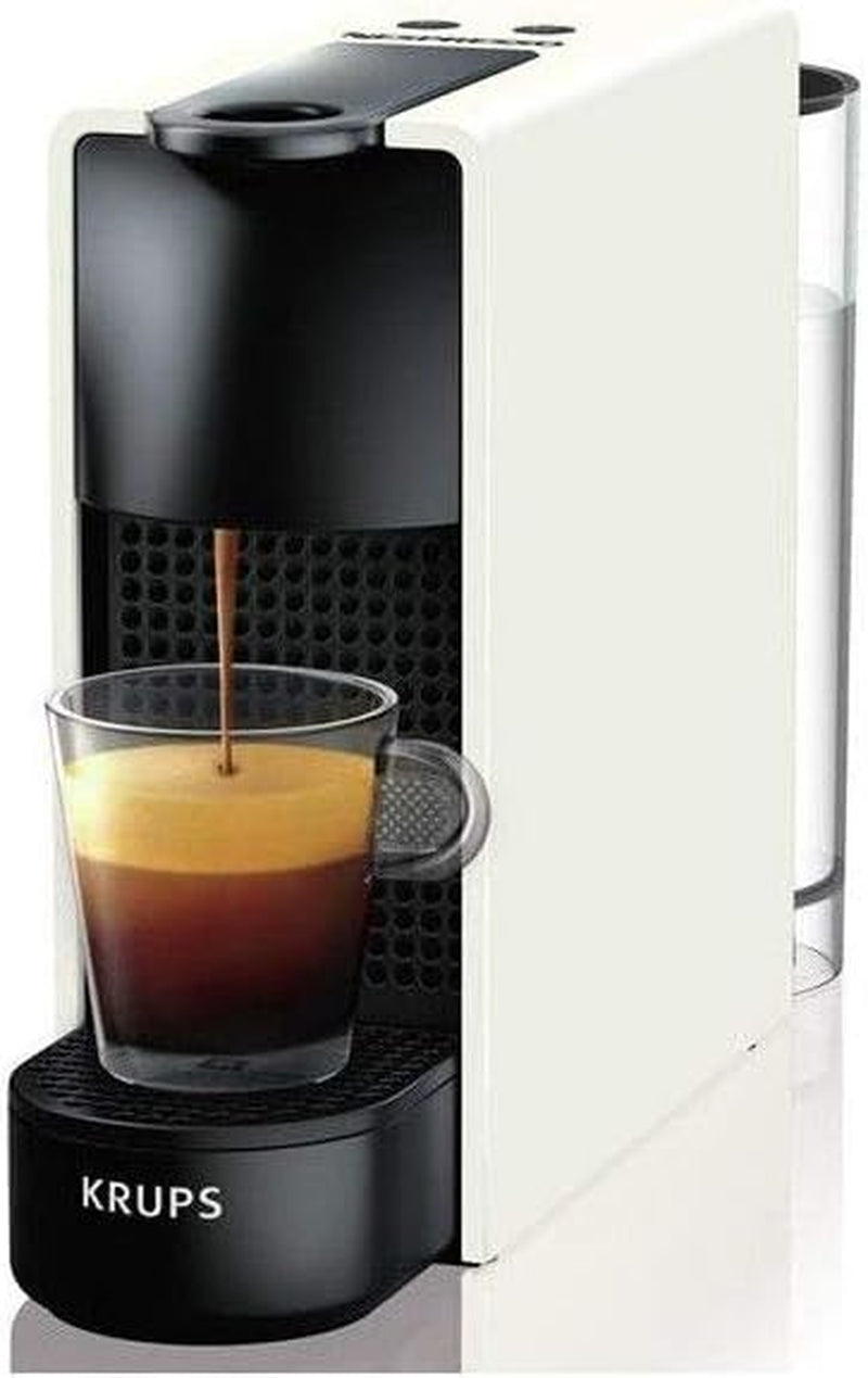 Espressor Krups Nespresso Essenza Mini Pure White, aparat de cafea, capsulă de cafea, stil espresso, espressor compact barista YY2912FD