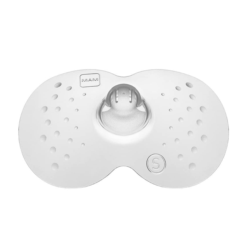 MAM Stillhütchen Größe S (Ř 17 Mm) Im 2Er-Set, Extra Weiche Brusthütchen Zum Schutz Beim Stillen, Brustwarzenschutz Für Maximalen Hautkontakt Zwischen Mutter Und Kind Akcesoria Żywność i karmienie piersią Bebe Naty Shop
