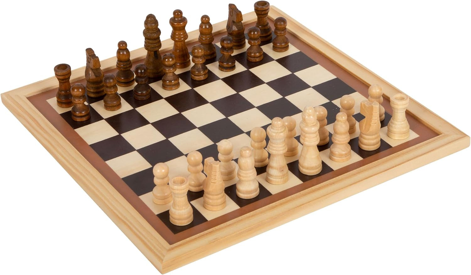 Kolekcja gier Small Foot, 7 klasycznych drewnianych gier, gry planszowe dla całej rodziny, od 6 roku życia, 12322