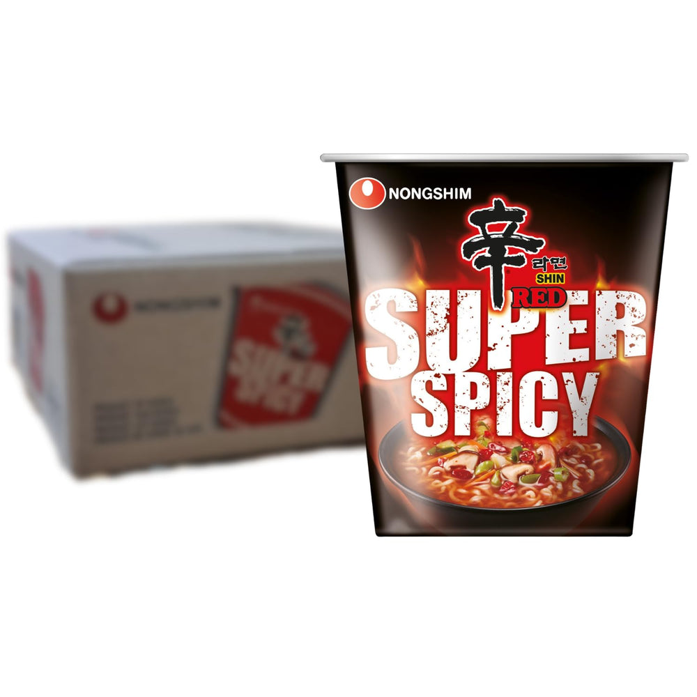 Nongshim - Shin Ramyun Instant Noodles - opakowanie zbiorcze (20 x 120 g) - wygląd produktu może się różnić