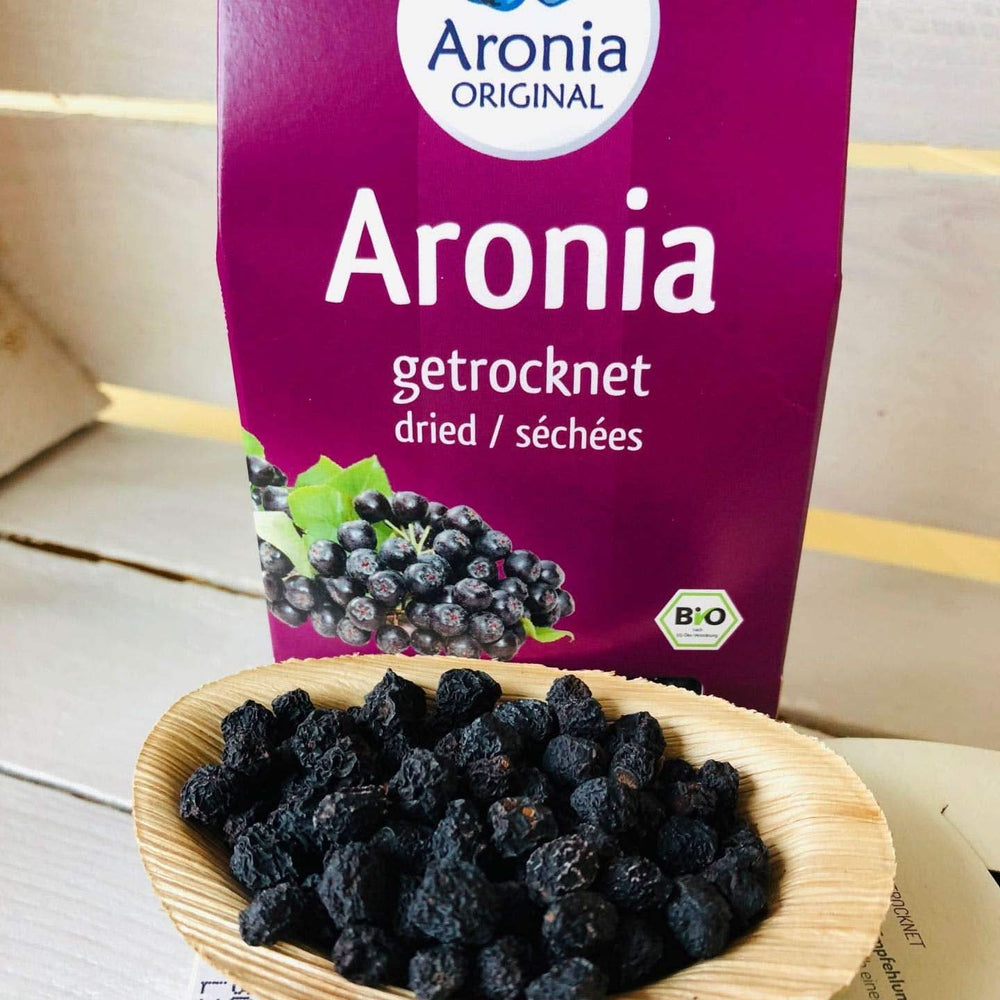 Aronia ORIGINAL, Fructe de aronia deshidratate, fără conservanți, fără zahăr adăugat, 500 grame Produse deshidratate Naty Shop