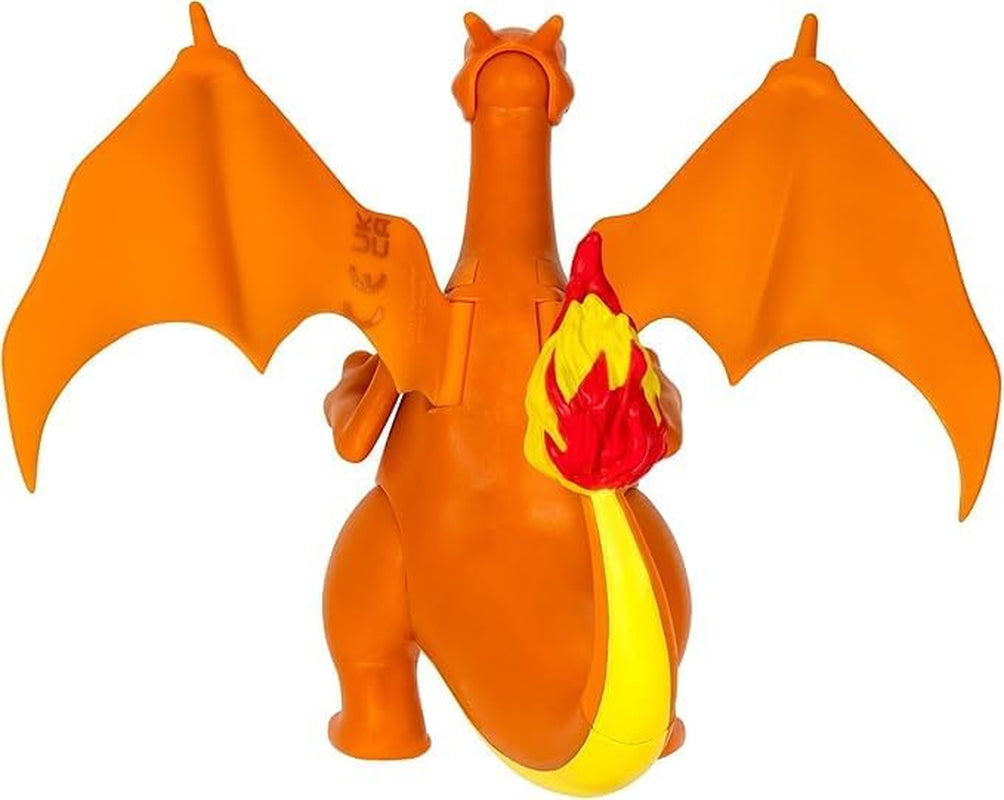 Pokémon PKW0368 - Figurka z funkcją bitwy - Glurak Oficjalna ruchoma figurka 11,5 cm Figurki Naty Shop