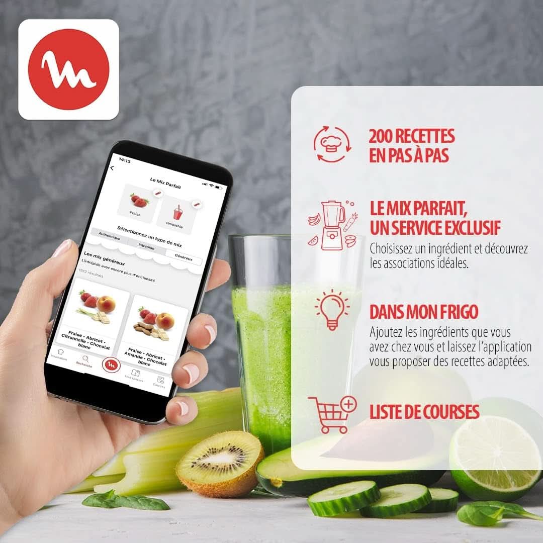 Blender Pulseo LM17GD, 400 W, 4 ostrza, 700 ml, pojemnik przenośny 600 ml Kuchnia Naty Shop