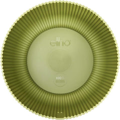 elho Vibes Fold Bowl 25 - Ghiveci de flori de interior - 100% plastic reciclat - Ø 24,9 x H 12,1 cm - Verde/Ferngrün
