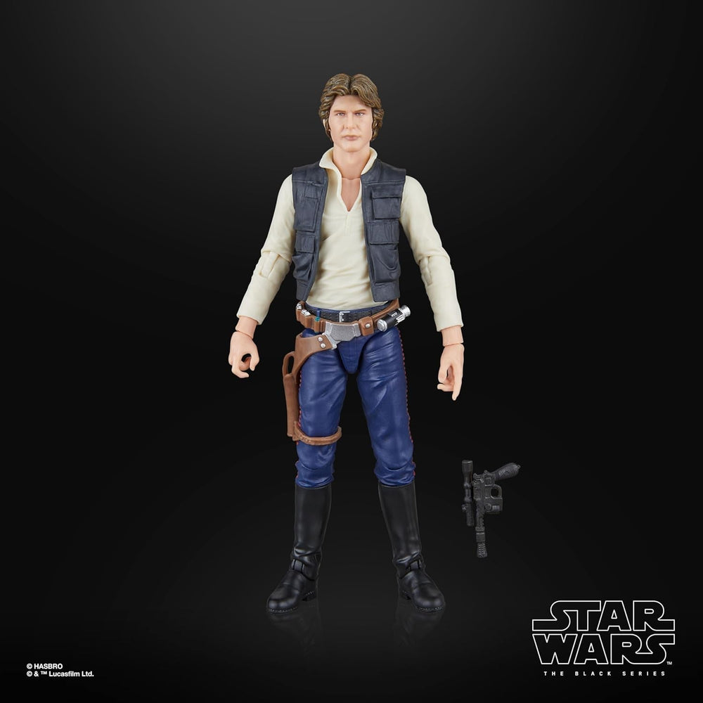 Gwiezdne Wojny Czarna Seria Han Solo, Gwiezdne Wojny: Nadzieja Premium Kolekcjonerska figurka (15 cm) Figurki Naty Shop