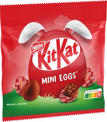 NESTLÉ Mini Eggs, małe jajka z mlecznej czekolady z kremowym nadzieniem i chrupiącymi kawałkami, 1 opakowanie (1 x 89g)