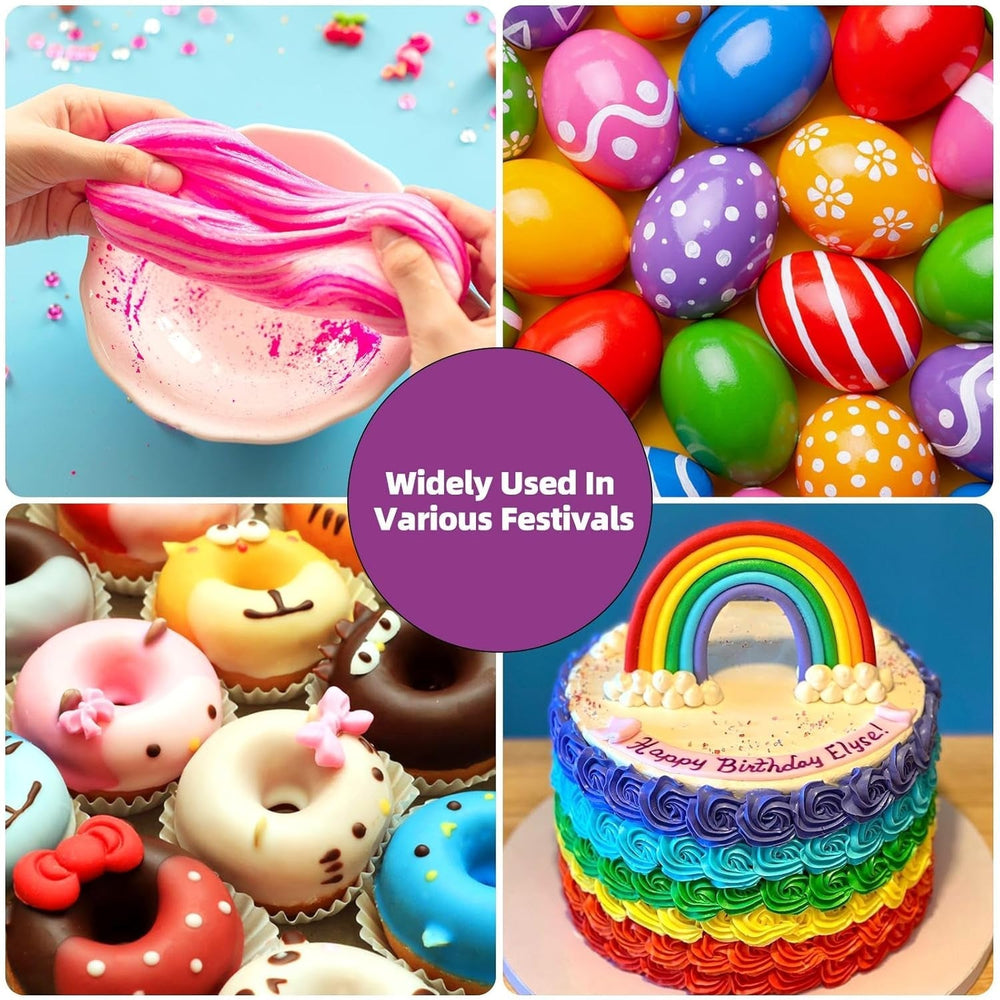 Barwnik spożywczy 18 kolorów x 6 ml, płynny barwnik spożywczy, zestaw barwników spożywczych, barwniki do pieczenia do dekorowania ciast, barwnik spożywczy do ciast, makaroniki, lukier, kremówka, akcesoria do pieczenia DIY