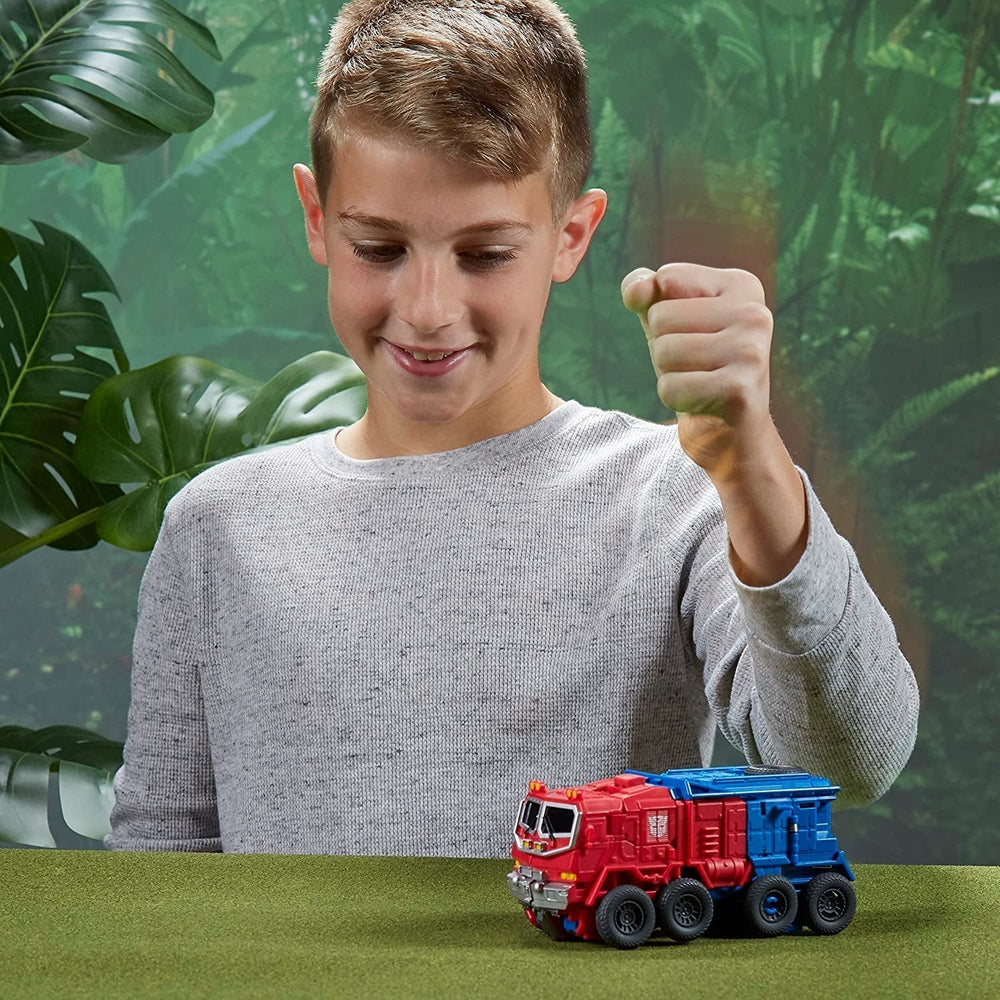 Transformatory zabawki do filmu Bunt bestii, Smash Changer Optimus Prime figurka 6, 22,5 cm Figurki Naty Shop