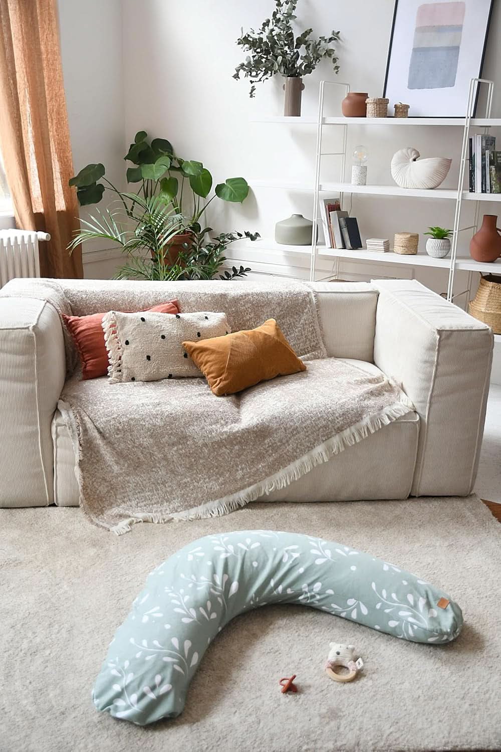 BÉABA, Big Flopsy, wielofunkcyjna poduszka do karmienia, spanie, karmienie piersią, optymalne wsparcie, relaks, wygoda Akcesoria Żywność i karmienie piersią Bebe Naty Shop