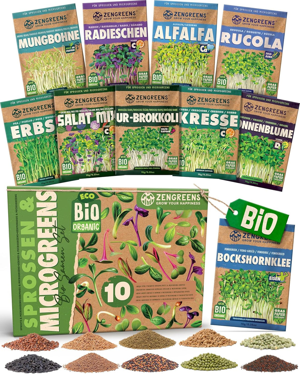 Organiczne nasiona pomidorów w zestawie 10 - 10 nasion pomidorów do łatwej uprawy w ogrodzie, na balkonie lub na podwyższeniu - Nasiona roślin - Sadzonki