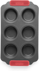 Lékué Muffin-Backform, Antihaftbeschichte, Metall, 6 Mulden Formy i blachy do pieczenia Naty Shop
