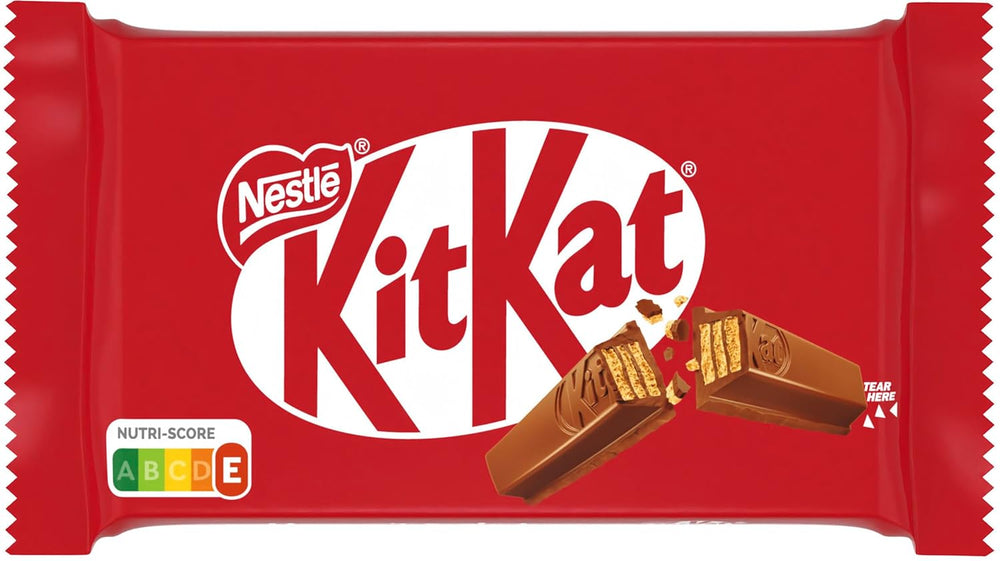 Nestlé KitKat Klasyczne batoniki czekoladowe Chrupiące batoniki waflowe z mlecznej czekolady 24 opakowania (24 x 41,5 g)