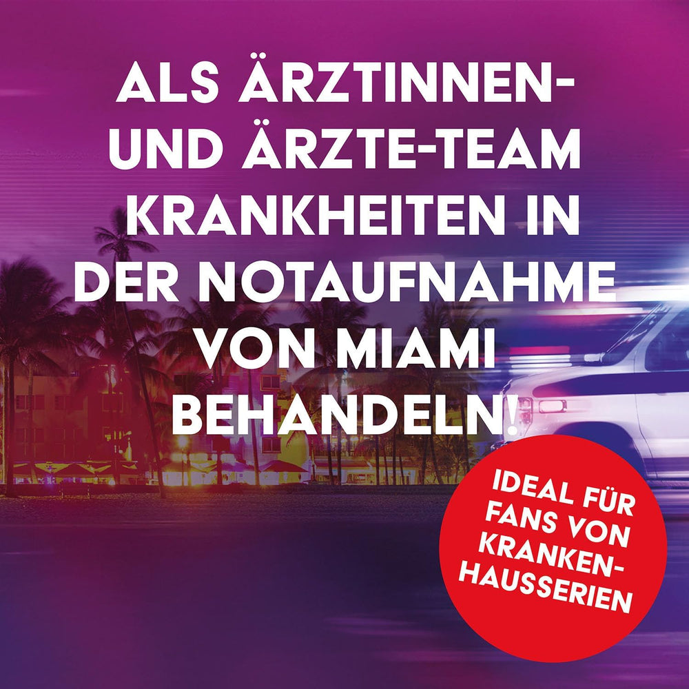 KOSMOS 684426 Medical Mysteries - Miami Medical Co-op RPG Gra planszowa Medical Crime Files dla osób w wieku 16 lat i starszych