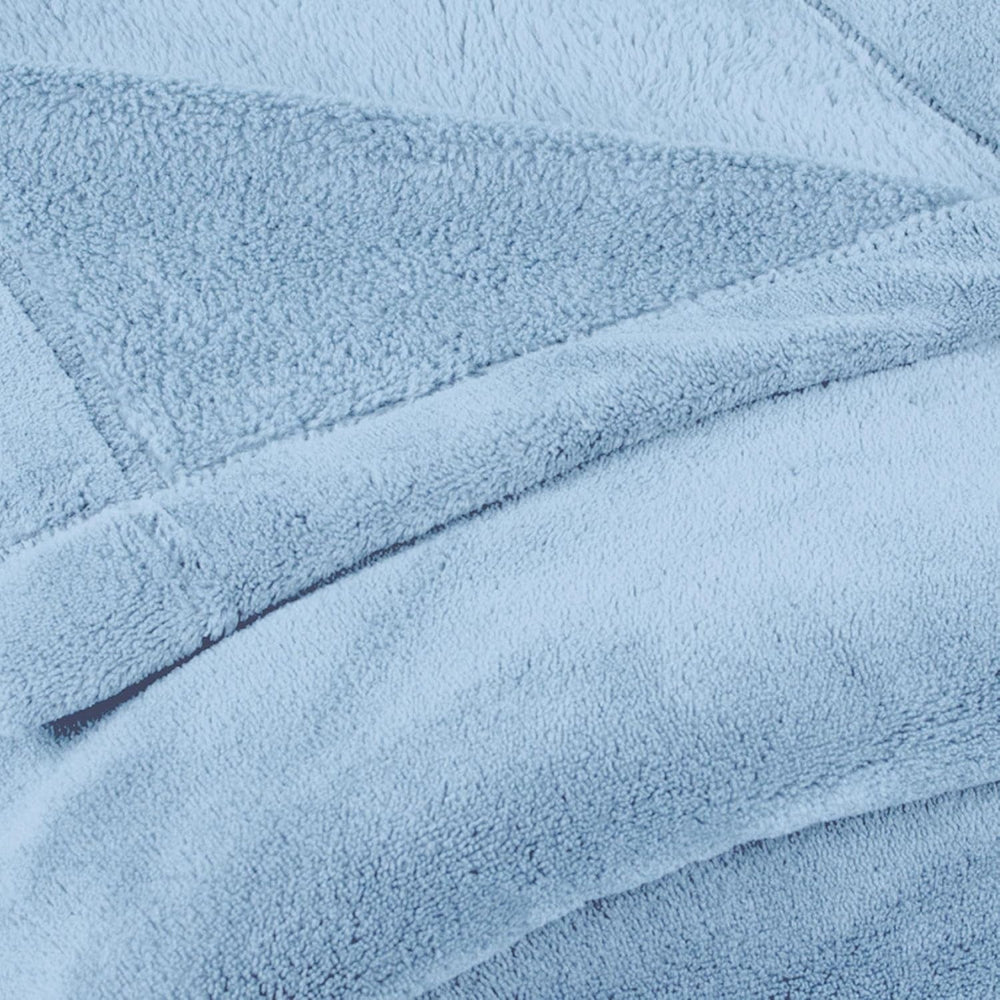 Celinatex pătură pufoasă 150 X 200 Cm albastru deschis pătură canapea cald pătură moale microfibră Fleece Oeko-Tex Montreal Paturi si Cuverturi Besuche den CelinaTex-Store