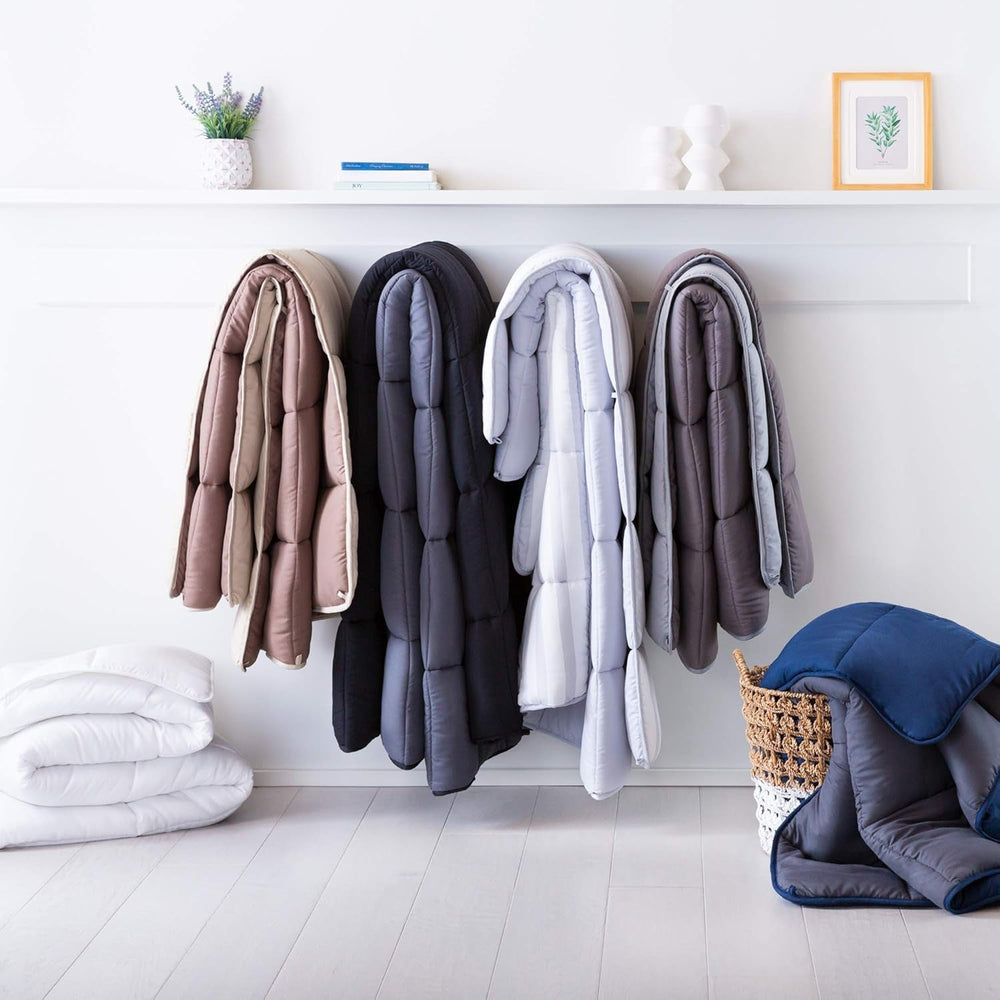 Linenspa 10,5 Tog All Season Hipoalergiczny puch Alternatywna kołdra z mikrofibry Kołdry i kołdry Super King Size Naty Shop