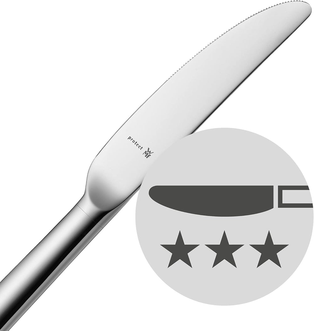 Zestaw WMF Corvo Besteck 12 Personen, 66 Teilig, 60 Teile Mit Servierbesteck, Hohlheftmesser, Cromargan Protect Mattiert, Kratzbeständig, Spülmaschinenfest Kitchen Naty Shop