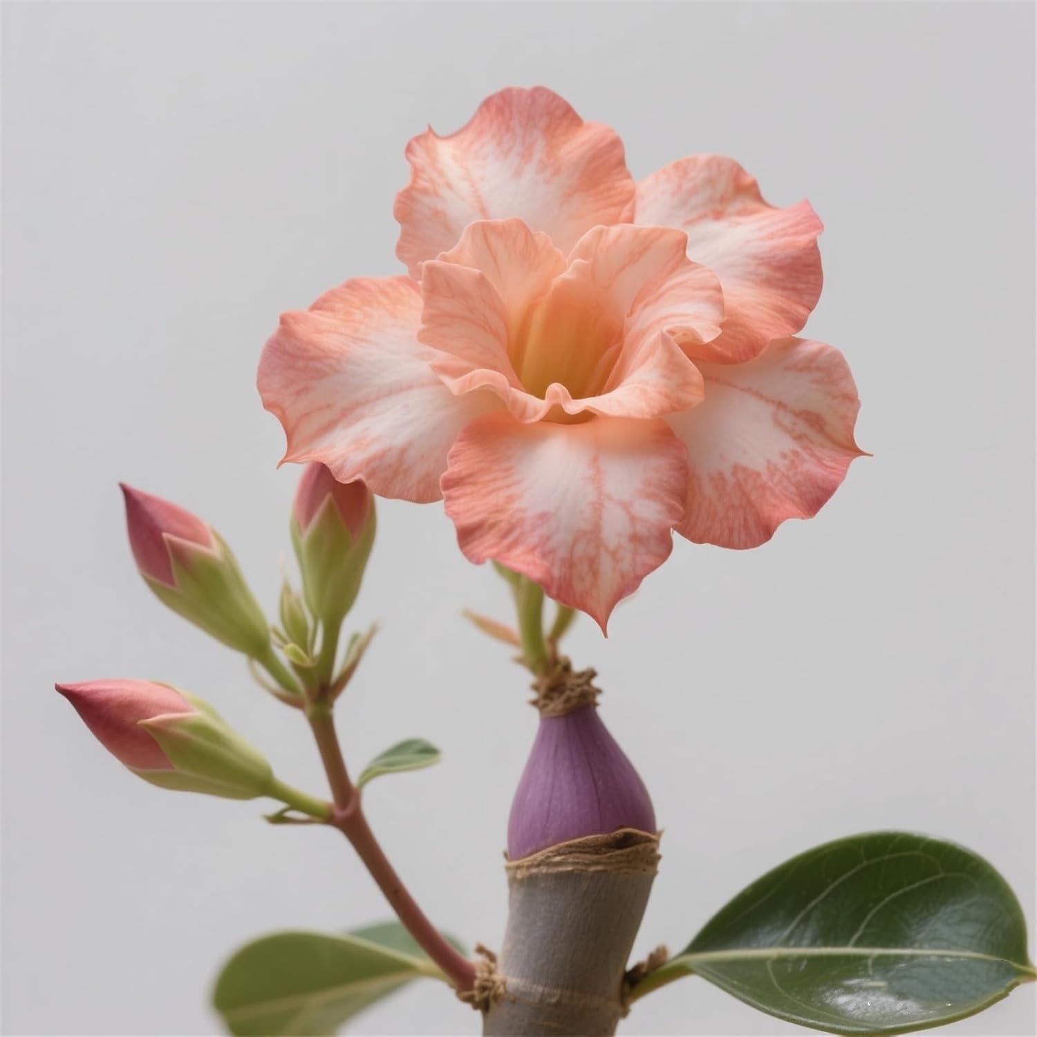 Winterhart pflanzen, Lebende Pflanzen,Mehrjährige Blumenzwiebel ist winterhart, Mysteriöse magische Glühbirne, Blumenzwiebel Mix，3 lata-1 Wüstenrose knollen -G