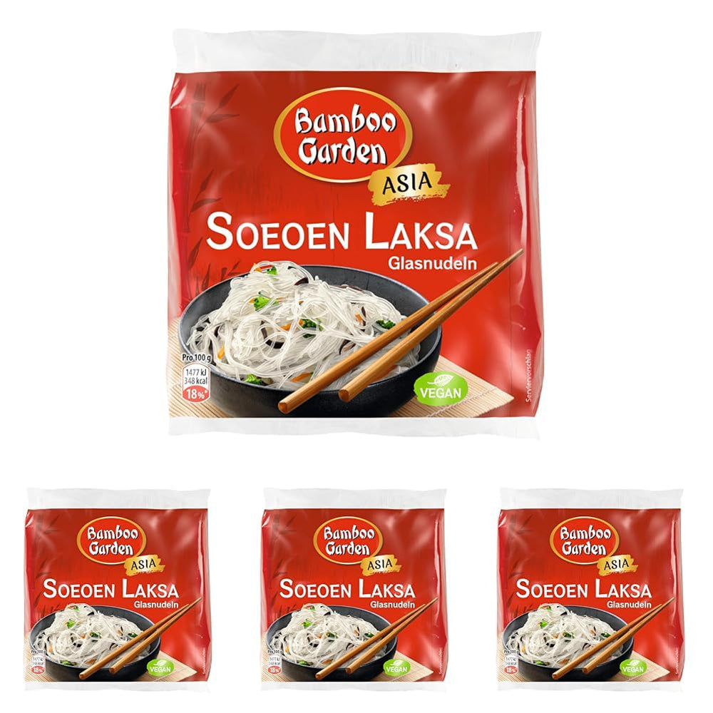 Makaron Szklany Bamboo Garden Soeoen Laksa, 100g