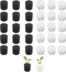 50 szt. 32*30mm Gąbki hydroponiczne Rozmnażanie wełny mineralnej System hydroponiczny Rozmnażanie Blok gąbkowy Gąbki do sadzonek Szklarniany System hydroponiczny do uprawy warzyw i sadzonek kwiatów
