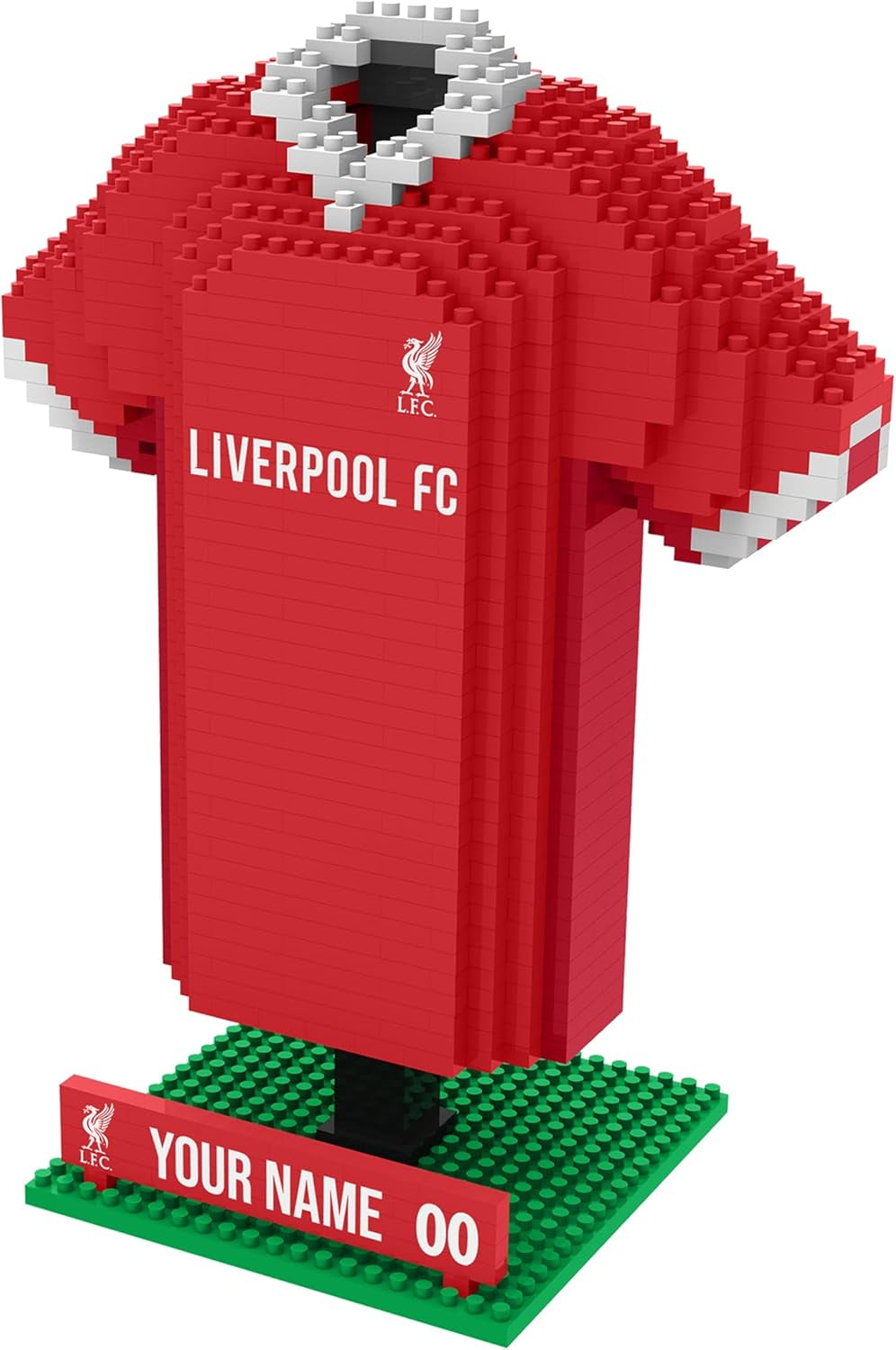 FOCO Offizielles Lizenzprodukt FC Barcelona Personalisiert BRXLZ Schreibtisch Hemd 3D Bricks Building Konstruktionsspielzeug