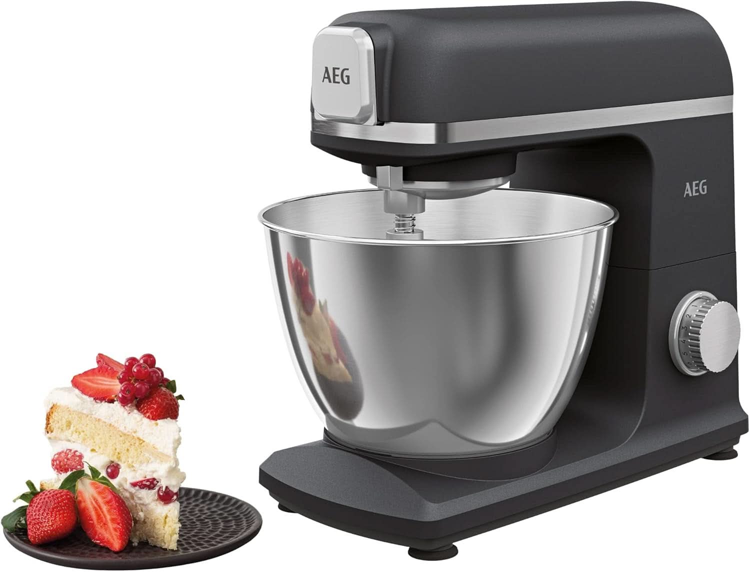 AEG KM5-1-4BPT Robot kuchenny / + akcesoria / 1200 W / 6 ustawień prędkości Matka i Dziecko Naty Shop