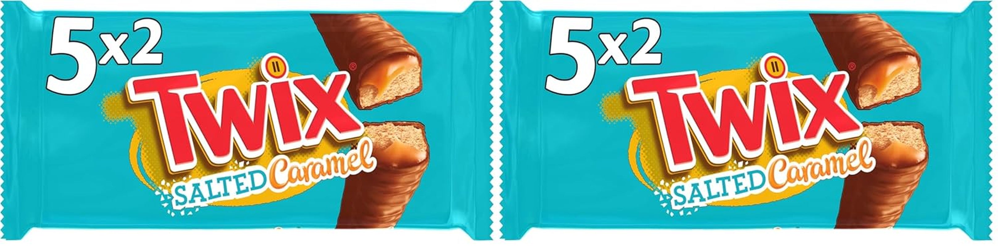 Batony Czekoladowe Twix Solony Karmel | Opakowanie zbiorcze czekolady | 30 podwójnych batonów (30 x 46g)