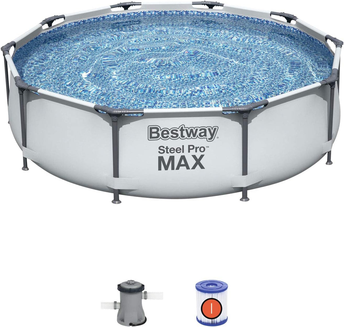 Pompă de filtrare Steel PRO MAX pentru piscină cm.305X76 LT.4678
