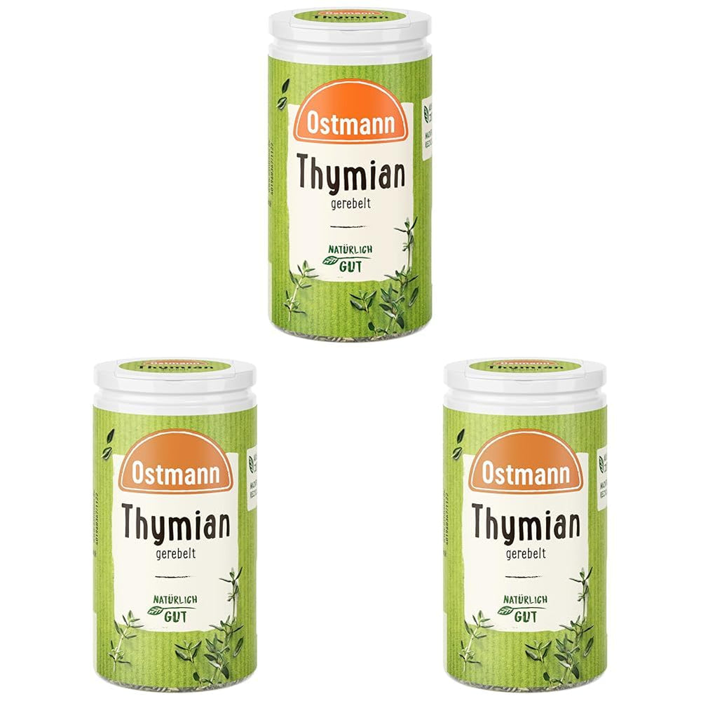 Ostmann Thyme gerebelt 15 g Thyme-Gewürz für viele Fleisch-, Fisch-, Pilz-, und Gemüsegerichte der Mediterranen Küche, Ilość: 1 szt.