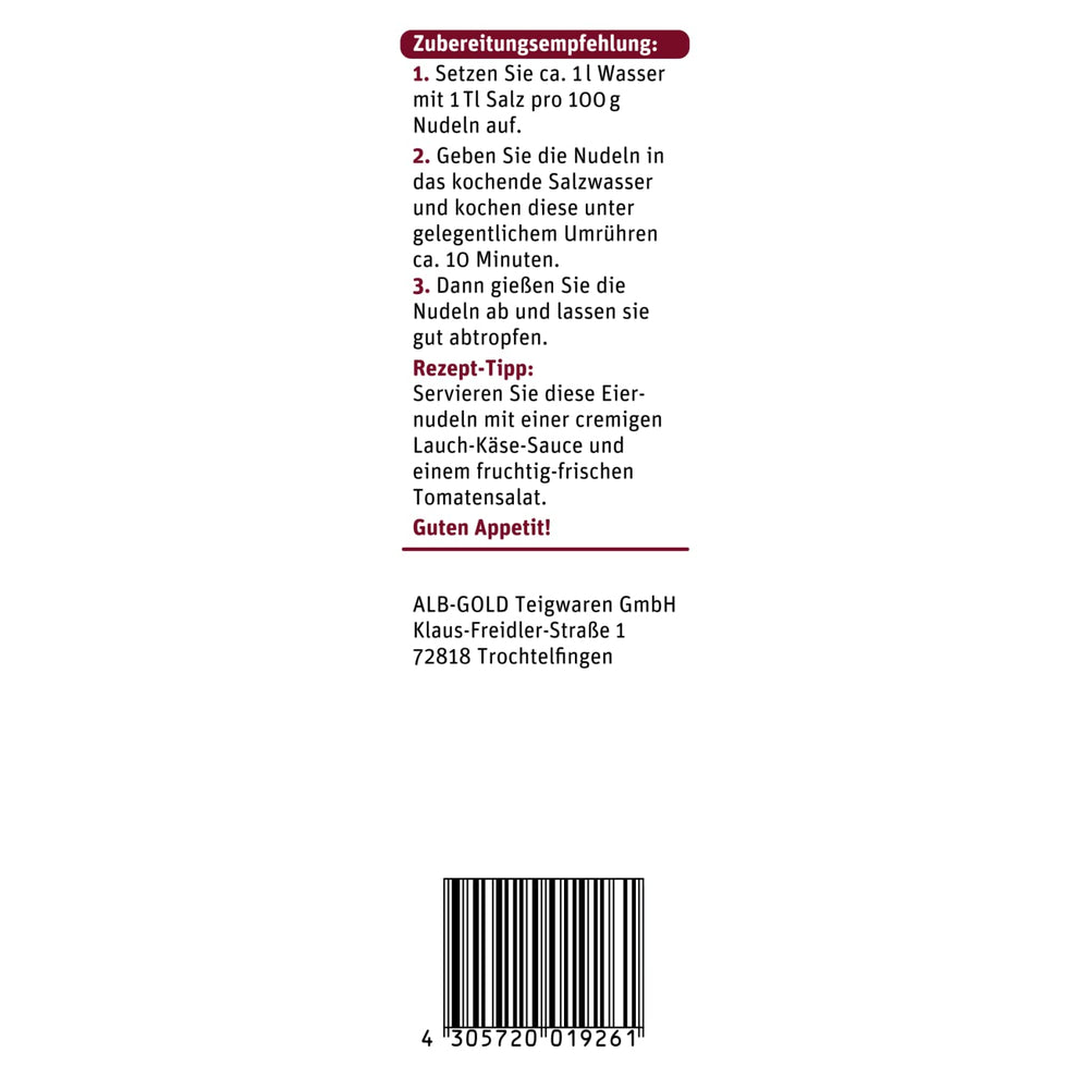 tegut... Makaron jajeczny Waves - Makaron wstążkowy, 1 x 500 g