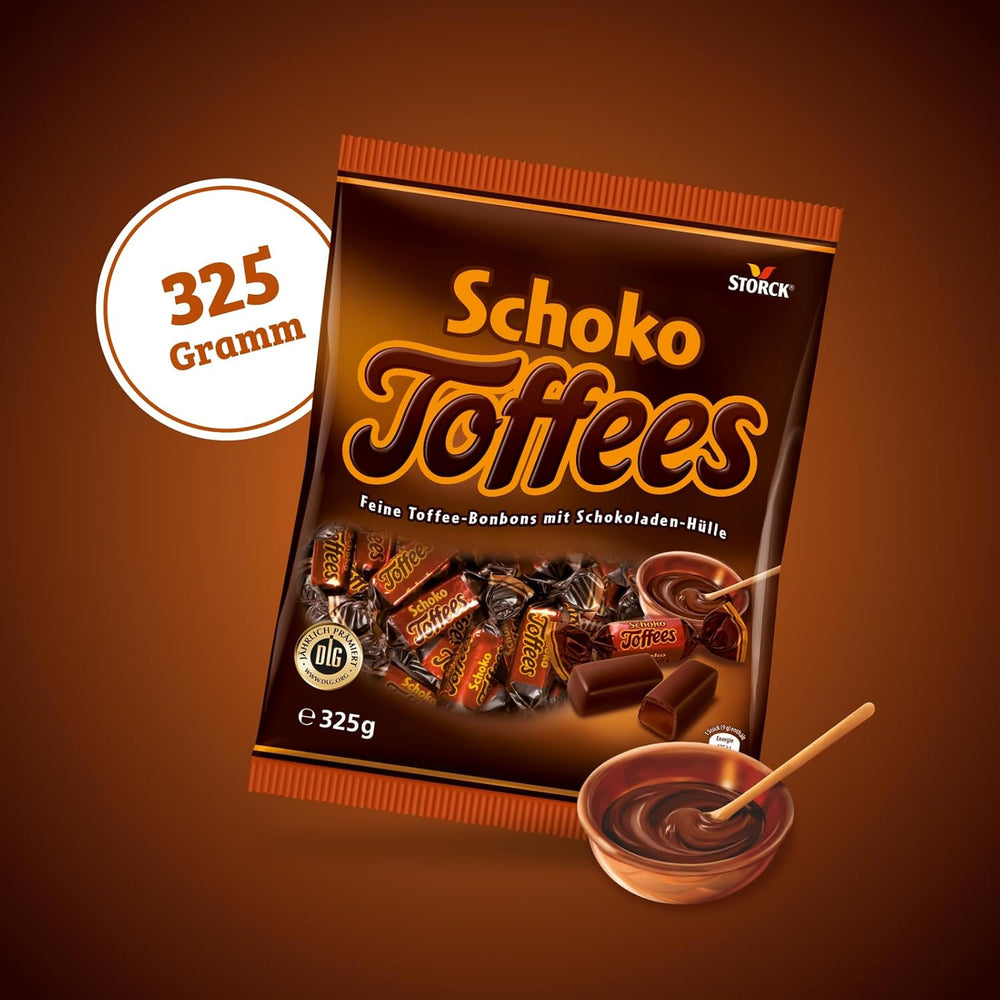 Karmelki czekoladowe - 3 x 325g - Karmelki czekoladowe z polewą z ciemnej czekolady (30%)