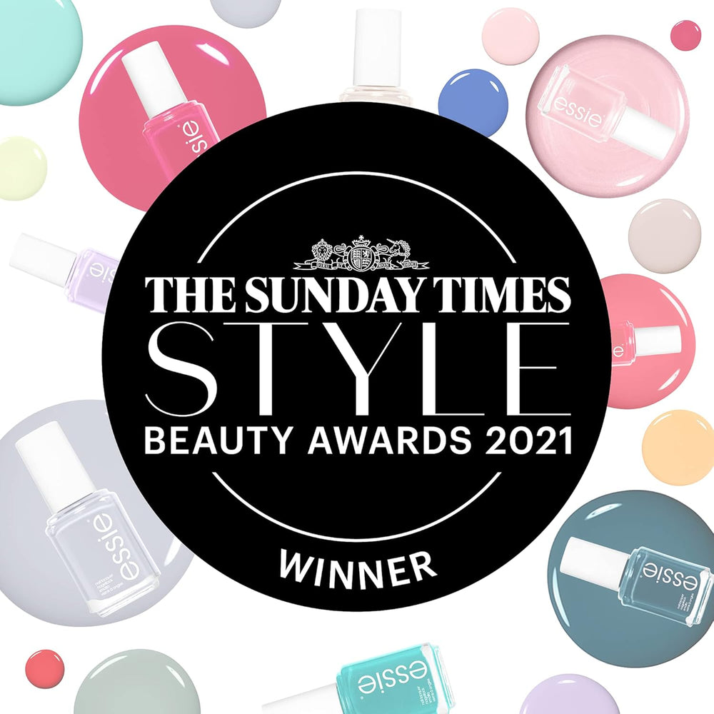 Essie Brokatowy lakier do paznokci nr 275, wycięcie powyżej, brokat/róż, 13,5 ml