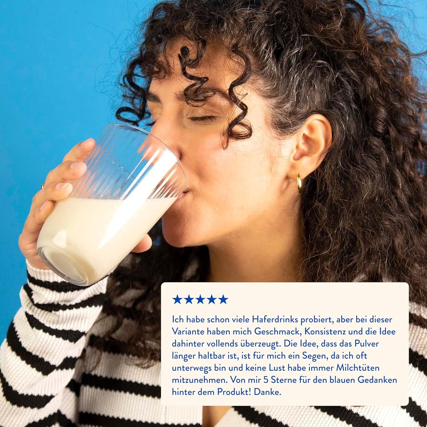 Blue Farm Pure Oat Base für bis zu 8 litrów Haferdrink zum Selbermischen – 100% beste Bio-Qualität – 100% wegańskie, bez laktozy i bezglutenowe – 90% weniger Verpackungmüll