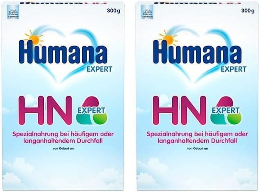Humana HN Expert, od urodzenia, specjalny pokarm na częste lub długotrwałe biegunki, wspomaga normalizację wzorca stolca, z bananem, 300 g Naty Shop