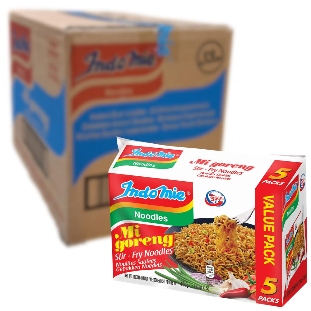 INDOMIE - Makaron błyskawiczny Mi Goreng - Opakowanie zbiorcze (40 x 80g)