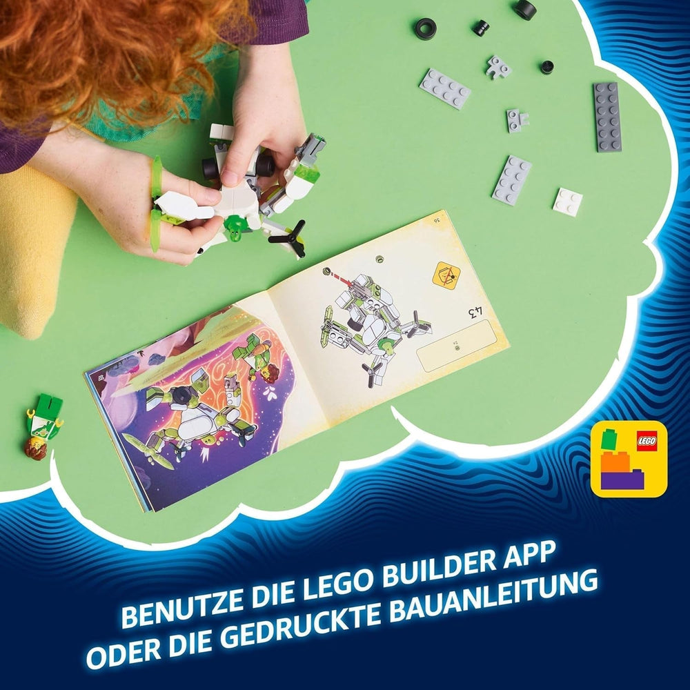 LEGO Dreamzzz Przygoda Z-Bloba z robotem i pojazdem, zabawkowy mech 20 w 1, dla dziewcząt i chłopców, dzieci w wieku od 7 lat, zestaw fantasy z minifigurką Mateo, 20 wersji Z-Bloba 71487 Zestawy do budowania Szukaj w sklepie LEGO