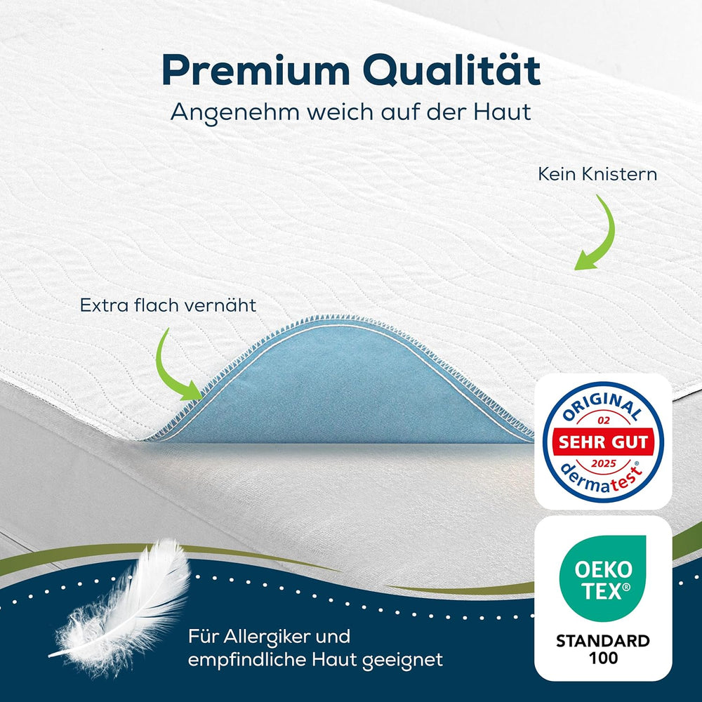 Materac na nietrzymanie moczu Sensalou 90x160 cm Wodoodporny materac na nietrzymanie moczu Zmywalny, oddychający