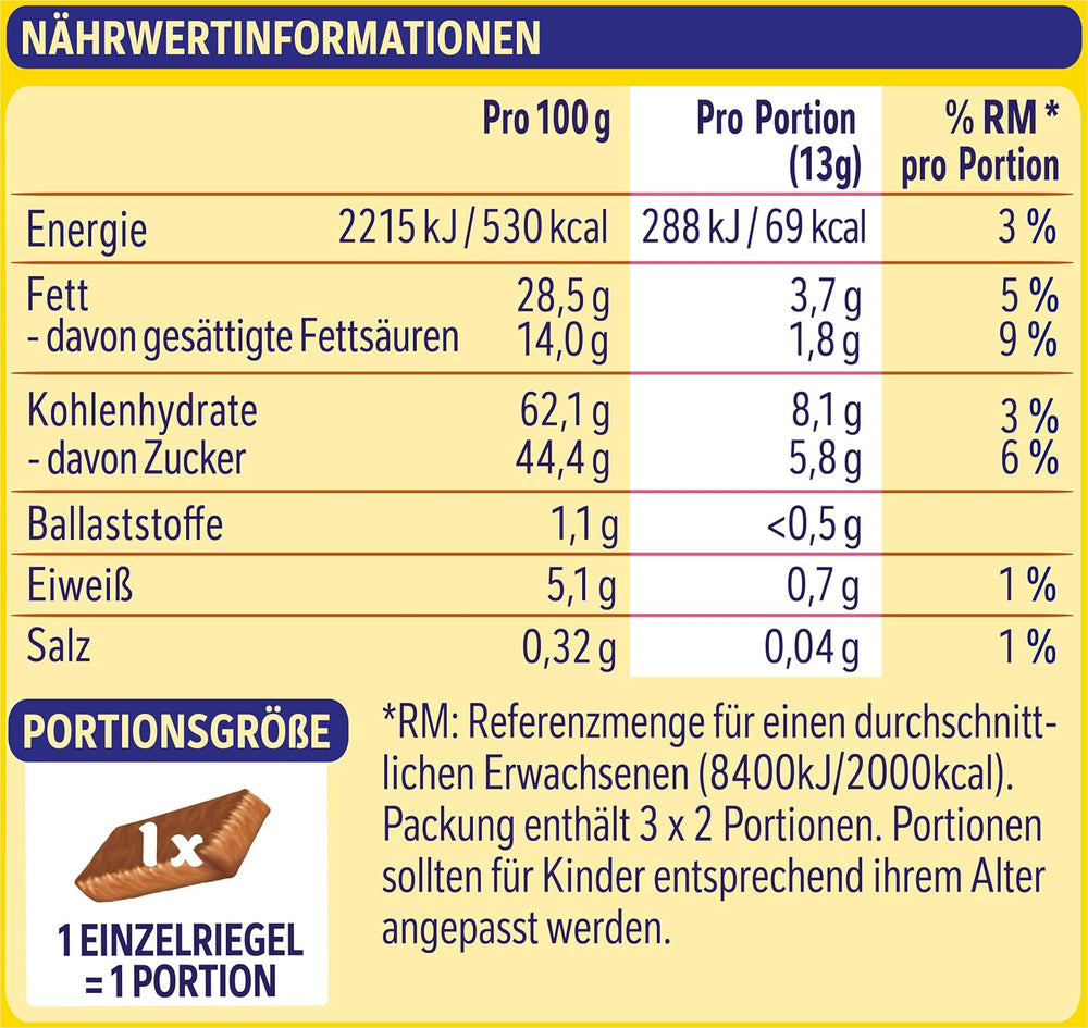 Nestlé Crunchy Waffle Pyszny batonik waflowy z mlecznej czekolady Opakowanie zbiorcze 1 opakowanie (3 x 26 g każde)