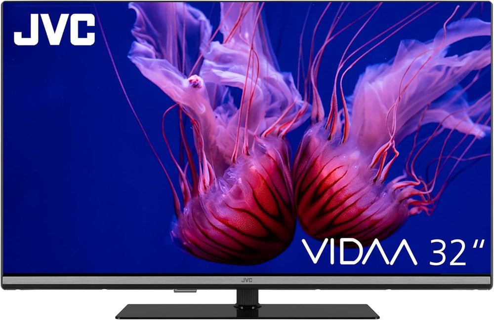 Televizor inteligent JVC VIDAA LT-32VDF5455 de 32 de inci, televizor Full HD, televizor HDR cu tuner triplu integrat, televizor LED negru