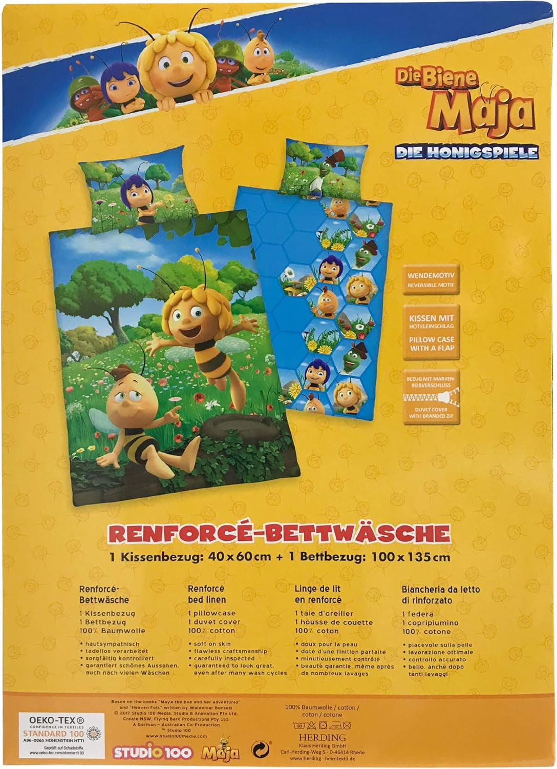 Pościel dziecięca Albinuta Maya bawełniana/wzmocniona Pościel dziecięca Sklep Naty