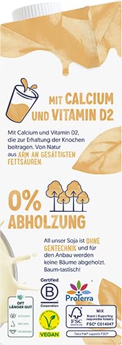 Alpro Waniliowe Mleko Sojowe 8x1L - Wegańskie I Bogate W Wapń