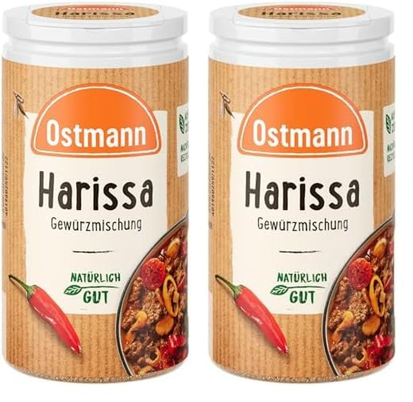 Ostmann Gewürze - Harissa Gewürzmischung | Scharfes orientalisches Gewürz für Geflügel, Fleisch, Gemüse lub Kuskus | 35 g w Der Streudose