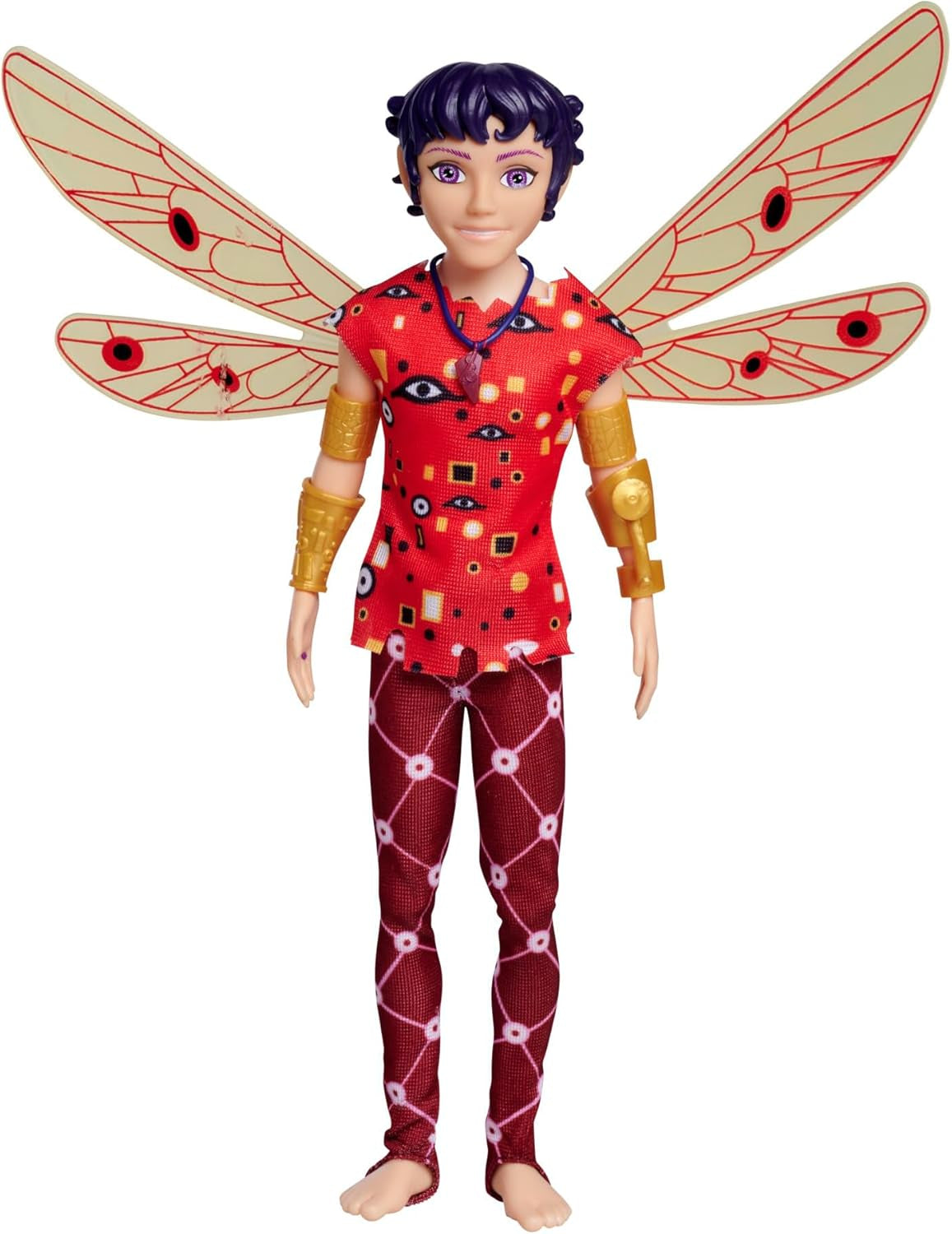 Păpușă Simba Mia and Me Mo, Elf cu Aripi și Picioare Mobile, 6 Accesorii, 24,5 cm, Vârste 3+