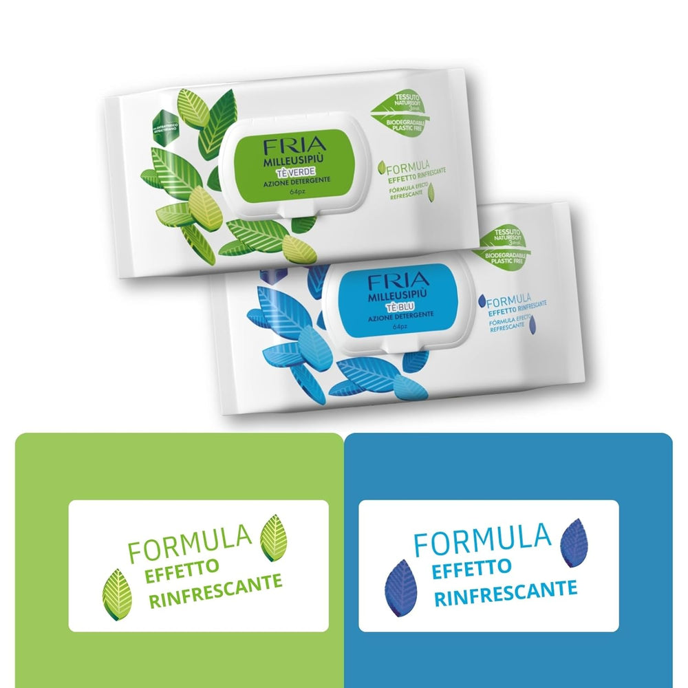 MilleisiPiu Maxi z pokrywką, 64 chusteczki nawilżane, 64 sztuki