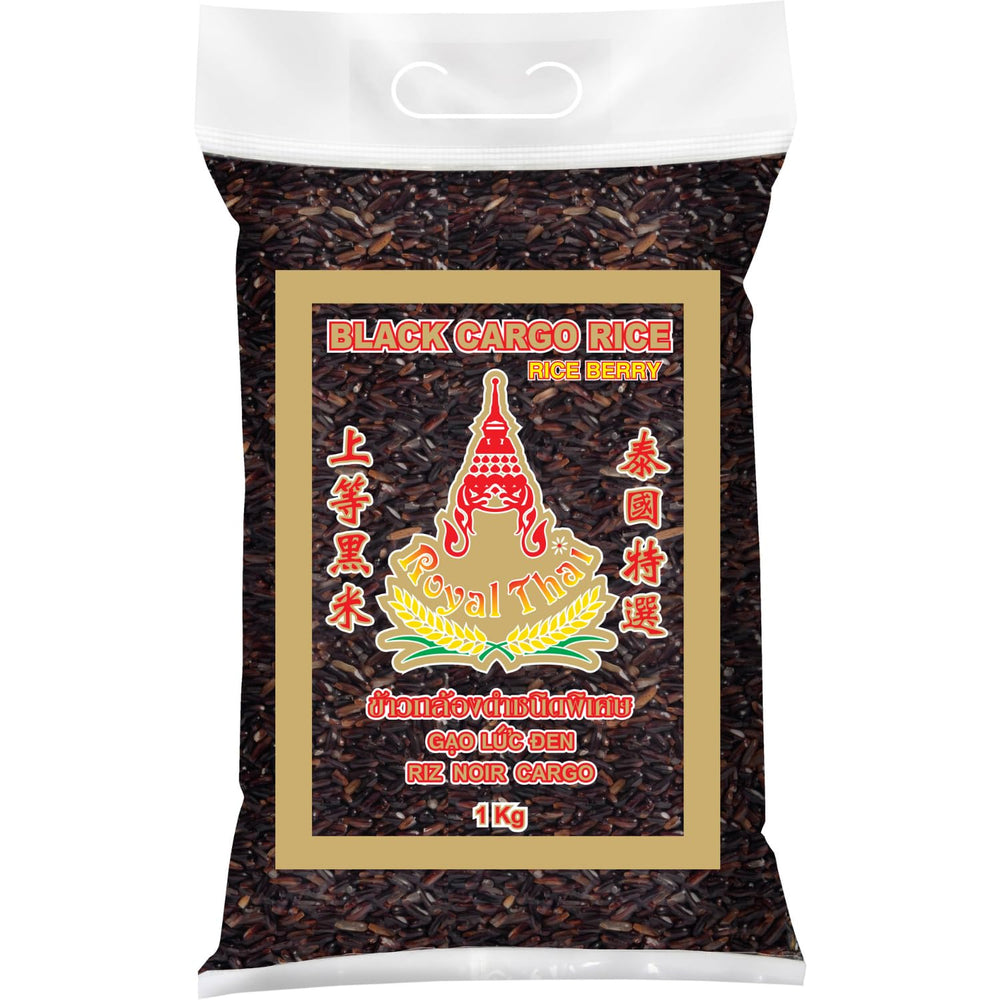ROYAL THAI RICE - Ryż czarny długoziarnisty (ziarna ryżu) - 1 x 1 kg
